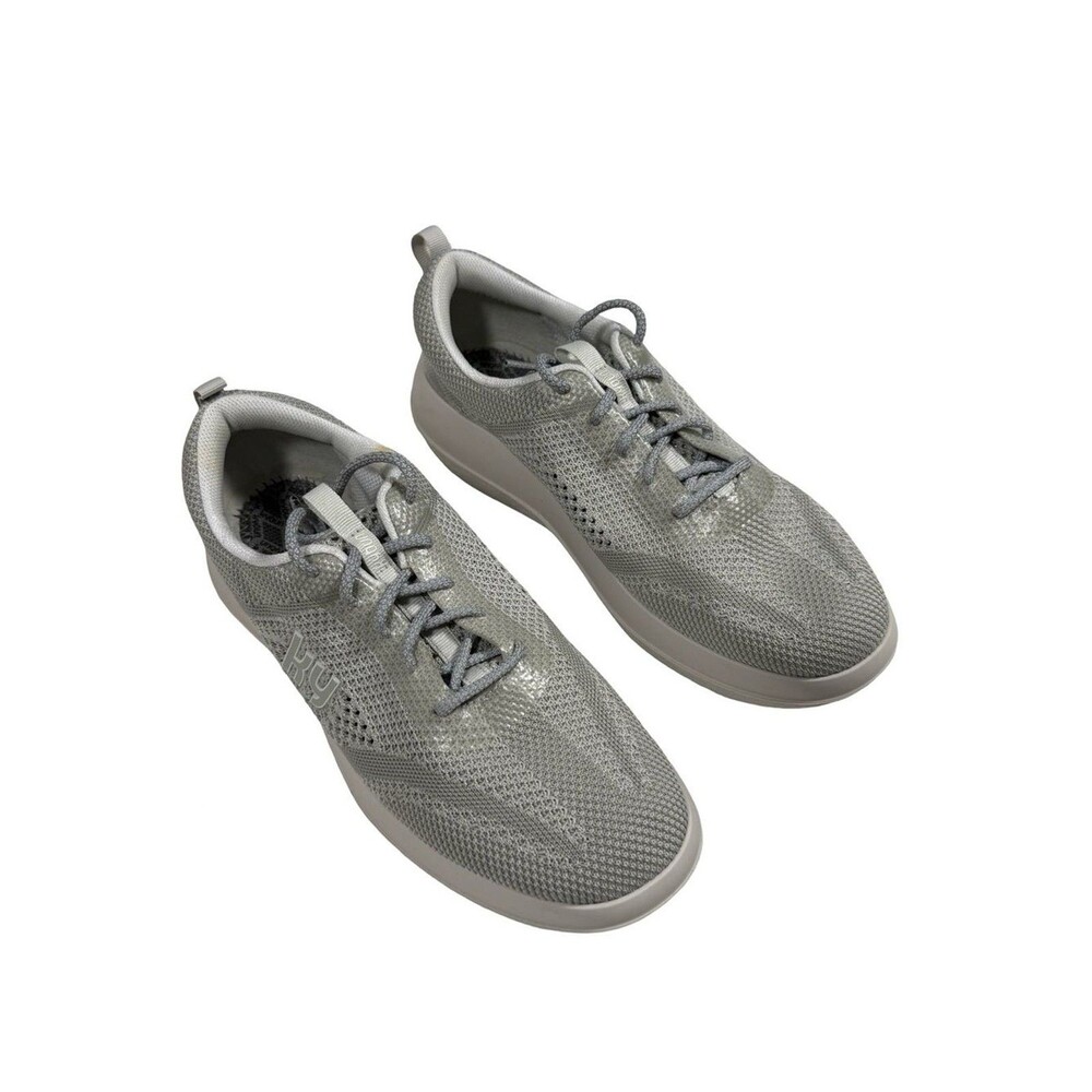Kybun Biel Women Gray Knit Walking Shoes Comfort Sneakers US 11.5 No Insoles